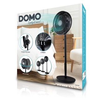 Stojanový ventilátor Multiblade 2v1 - černý - DOMO DO8159