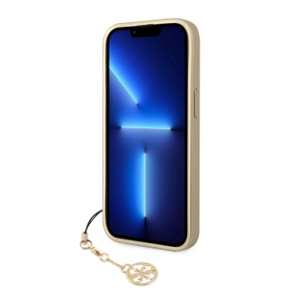 Guess 4G Charms Zadní Kryt pro iPhone 14 Plus Brown