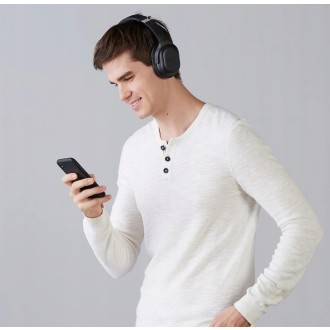 Eono Bezdrátová sluchátka s potlačením hluku – černá