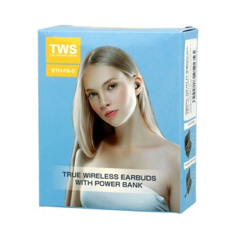High Quality Bezdrátová TWS sluchátka BTH-F9-5 s nabíjecím pouzdrem (powerbank) – černá