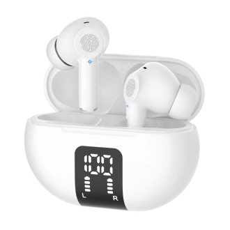 High Quality Bezdrátová TWS sluchátka HD-3 – bílá