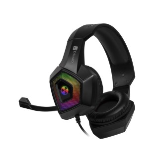 Connect IT Battle RGB Ed. 3 herní sluchátka s mikrofonem, 2x Jack+USB – černá