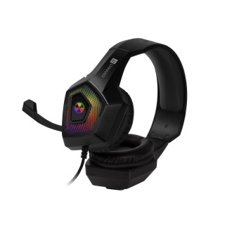 Connect IT Battle RGB Ed. 3 herní sluchátka s mikrofonem, 2x Jack+USB – černá