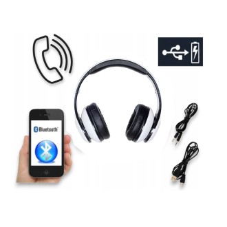 Terris Bezdrátová Sluchátka s NFC – bílá