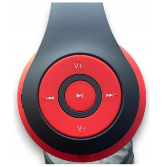 Terris Bezdrátová Sluchátka s NFC – červená