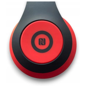 Terris Bezdrátová Sluchátka s NFC – červená