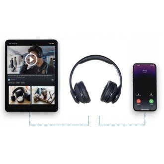 Terris Bezdrátová Sluchátka s NFC – černá