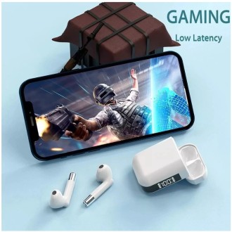 High Quality Bezdrátová TWS sluchátka AP19 – bílá