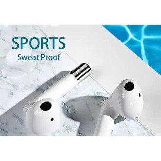 High Quality Bezdrátová TWS sluchátka AP19 – bílá