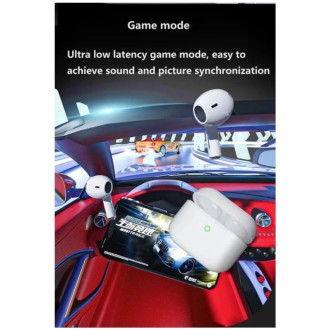 DeTech Bezdrátová TWS sluchátka Y-42 – bílá