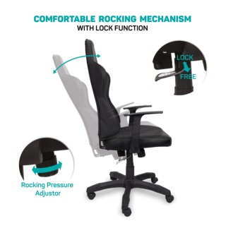 Connect IT LeMans Pro herní křeslo - černá