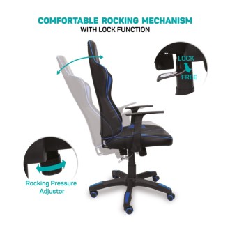 Connect IT LeMans Pro herní křeslo - modrá