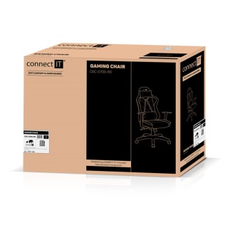 Connect IT LeMans Pro herní křeslo - červená