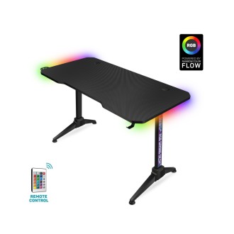Connect IT NEO+ herní stůl s RGB podsvícením - černá