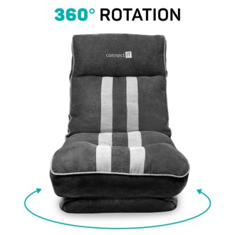 Connect IT Monza herní sedák - šedá