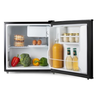 Mini lednice s mrazící přihrádkou - E - černá - DOMO DO91103