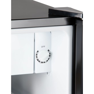 Mini lednice s mrazící přihrádkou - E - černá - DOMO DO91103