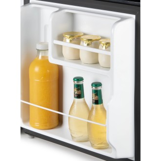 Mini lednice s mrazící přihrádkou - E - černá - DOMO DO91103