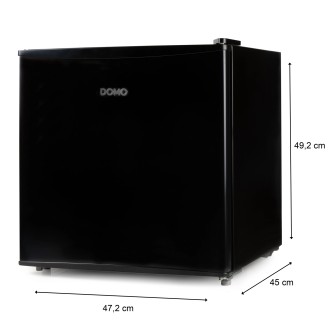 Mini lednice s mrazící přihrádkou - D - černá - DOMO DO91105