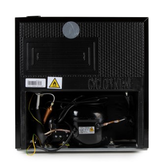 Mini lednice s mrazící přihrádkou - D - černá - DOMO DO91105