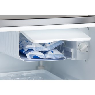 Mini lednice s mrazící přihrádkou - D - černá - DOMO DO91105