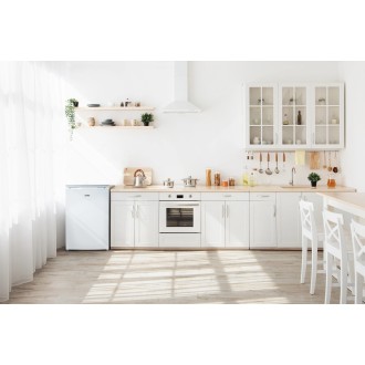 Lednice s mrazákem uvnitř - bílá - C - DOMO DO91127