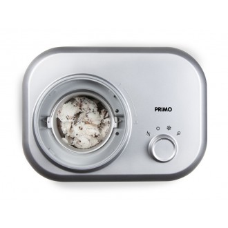 Zmrzlinovač s kompresorem - stříbrný - PRIMO PR406IM