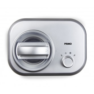 Zmrzlinovač s kompresorem - stříbrný - PRIMO PR406IM