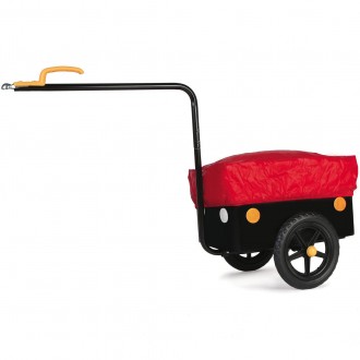 Přívěs / vozík za jízdní kolo Bellelli Eco Trailer Mini - nosnost 31kg / objem 40l / černý
