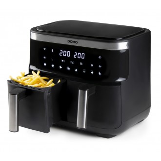 Dvojitá horkovzdušná fritéza 2 x 4 l - digi - DOMO DO537FR