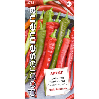 Dobrá semena Paprika zel. beraní roh - Artist, sladký 40s