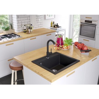 Aquasanita Quadro 565 black metallic