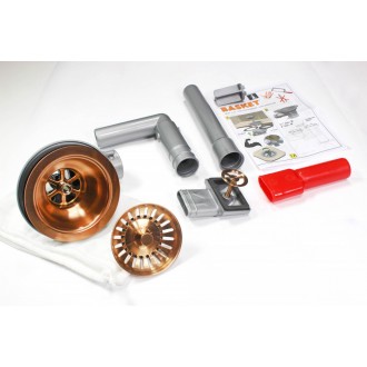 Lira Výpust vč. přepadu Copper satin