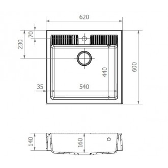 Axis Antiga 620 Pure white