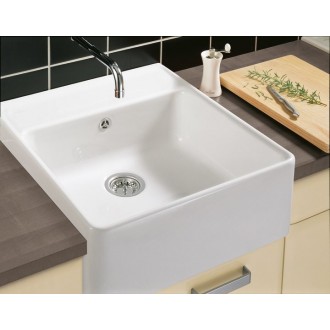 Villeroy & Boch Single 595 White Pearl Bílá keramika Pearl