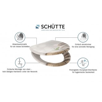 Schütte STONE PYRAMID| Duroplast, Soft Close