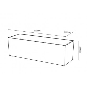Granisil KUBI 90 cm Bílý