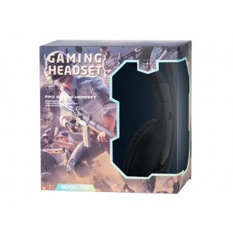 DeTech Drátový headset X2020 s mikrofonem - černá