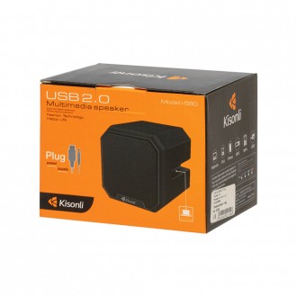 Reproduktor Kisonli i-550, 3W, USB - modrý