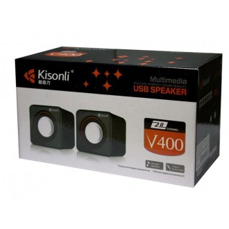 USB Reproduktory Kisonli V400 - černá