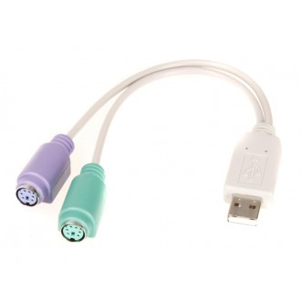 Logitech Value Keyboard, USB+PS2, CZ, bílá