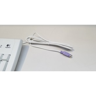 Logitech Value Keyboard, USB+PS2, CZ, bílá