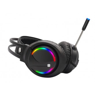 Herní sluchátka Moveteck CT019 - RGB - černá