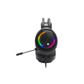 Herní sluchátka Moveteck CT019 - RGB - černá