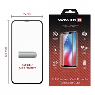 Ochranné sklo Swissten Case friendly pro Apple iPhone 11 Pro - černé