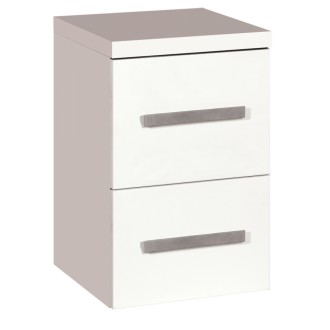 Koupelnová skříňka nízká Naturel Cube Way 32,5x33 cm bílá lesk CUBE2N32BL