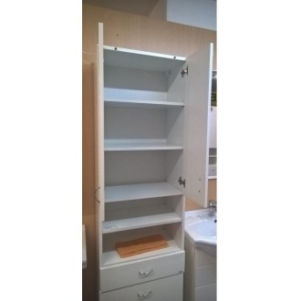 Koupelnová skříňka vysoká Keramia Pro 50x33,3 cm bílá PROV50K