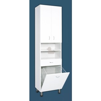 Koupelnová skříňka vysoká Keramia Pro 50x33,3 cm bílá PROV50K