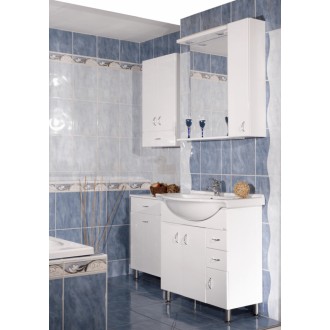 Koupelnová skříňka s umyvadlem Keramia Pro 80x50 cm bílá PRO80DV