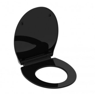 Schütte SLIM BLACK| Duroplast, Soft Close